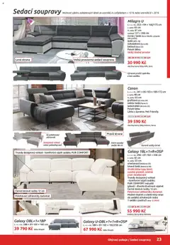 Náhled letáku ORFA nábytek katalog 2025-2026 od 01.10.2025 | Strana: 23 | Produkty: Sedací souprava, Barvy