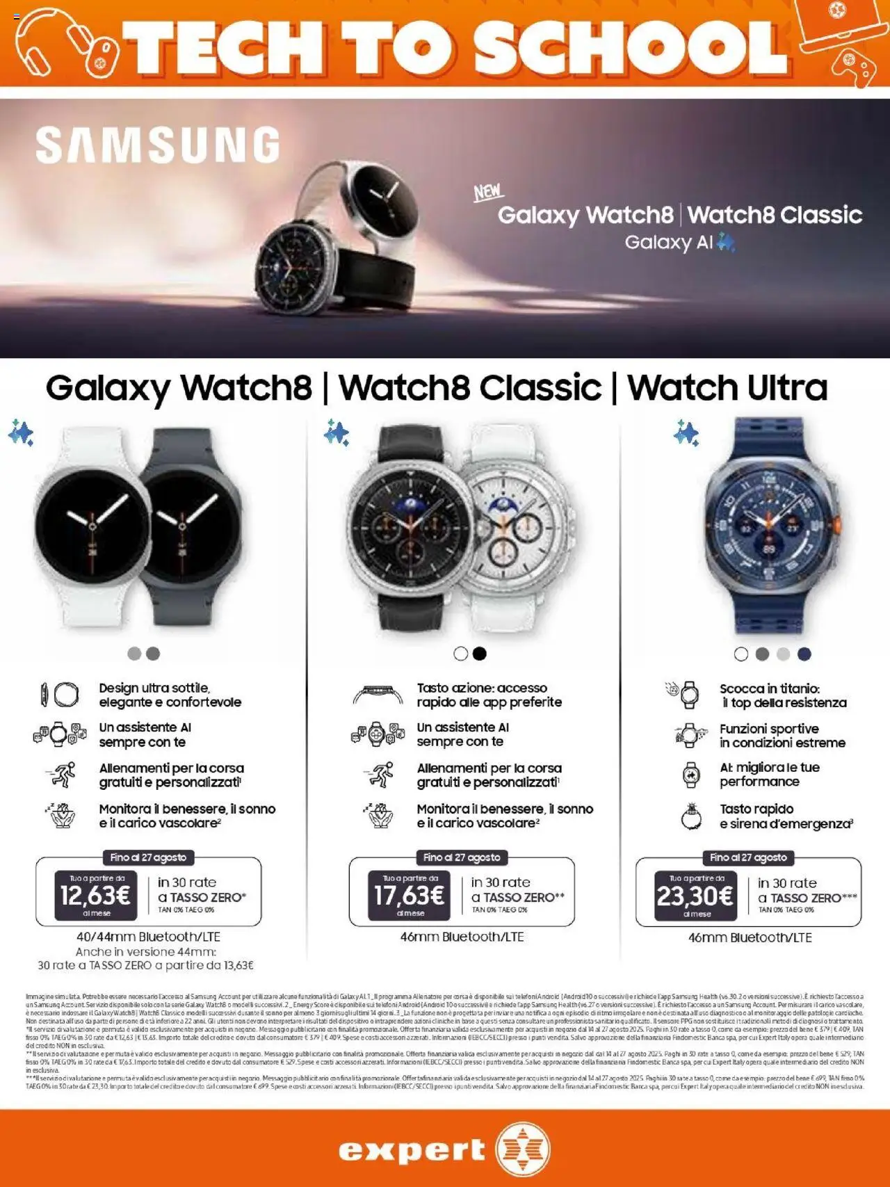 Volantino Expert del 14.08.2025 | Pagina: 12 | Prodotti: Monitor, Samsung Galaxy, Tè, Samsung
