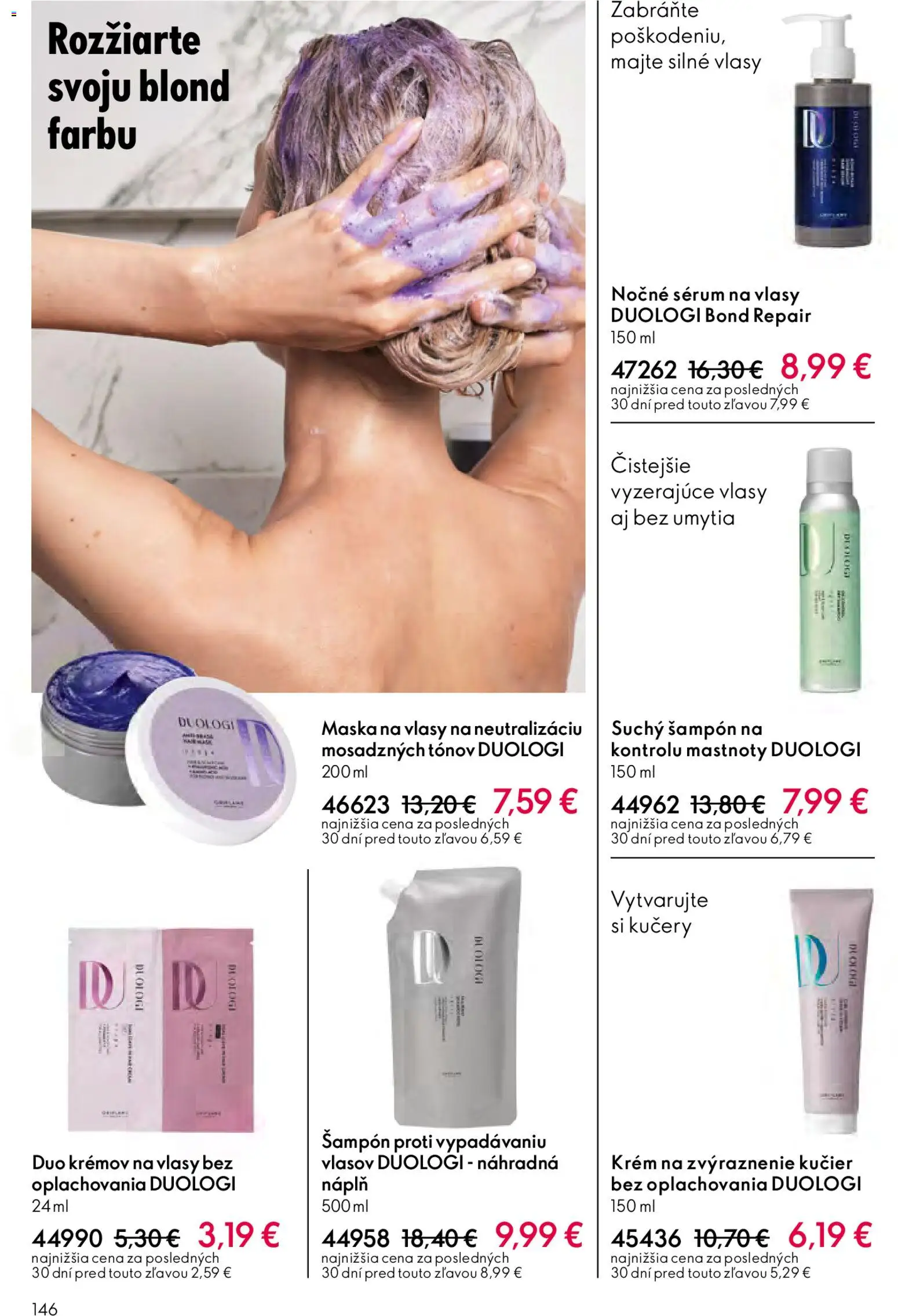 Nové Oriflame akcie – leták je platný od 03.12.2025 | Strana: 146 | Produkty: Šampón, Maska na vlasy, Maska, Krém