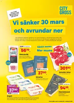 City Gross erbjudanden - Förhandsvisning av reklamblad från butik City Gross aktuell från 30.03.2026