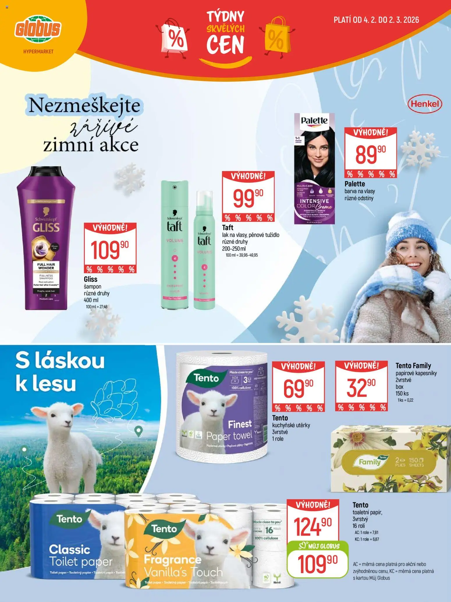Globus leták - Brno od 04.02.2026 | Strana: 24 | Produkty: Globus, Toaletní papír, Tužidlo, Barva na vlasy