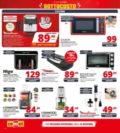 Anteprima del volantino Volantino Comet	 valido a partire dal 12.12.2025 | Pagina: 36 | Prodotti: Fornetto, Frullatore, Macchina sottovuoto, Frullatore ad immersione