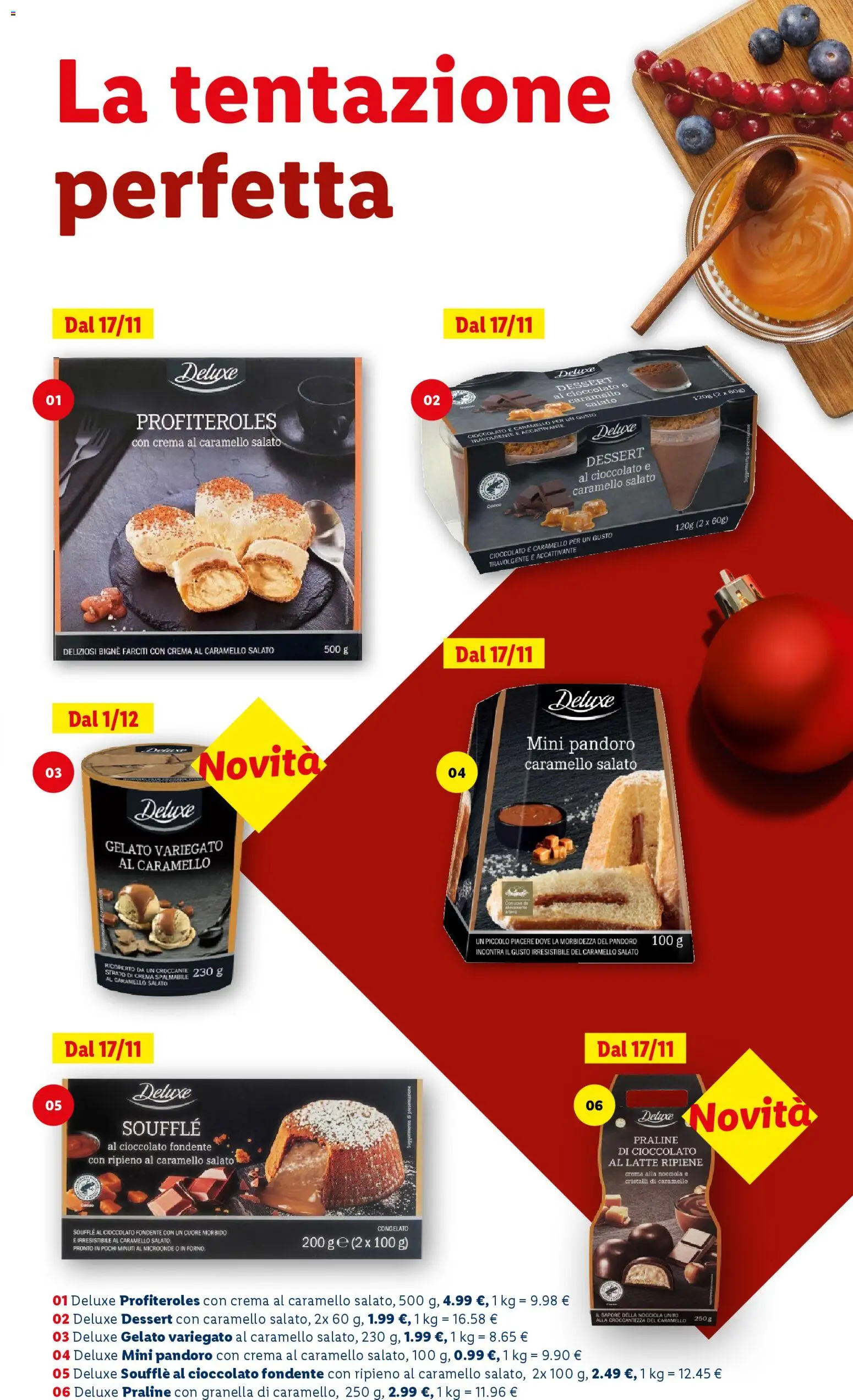 Volantino Lidl del 24.10.2025 | Pagina: 35 | Prodotti: Cioccolato, Gelato, Latte, Pandoro