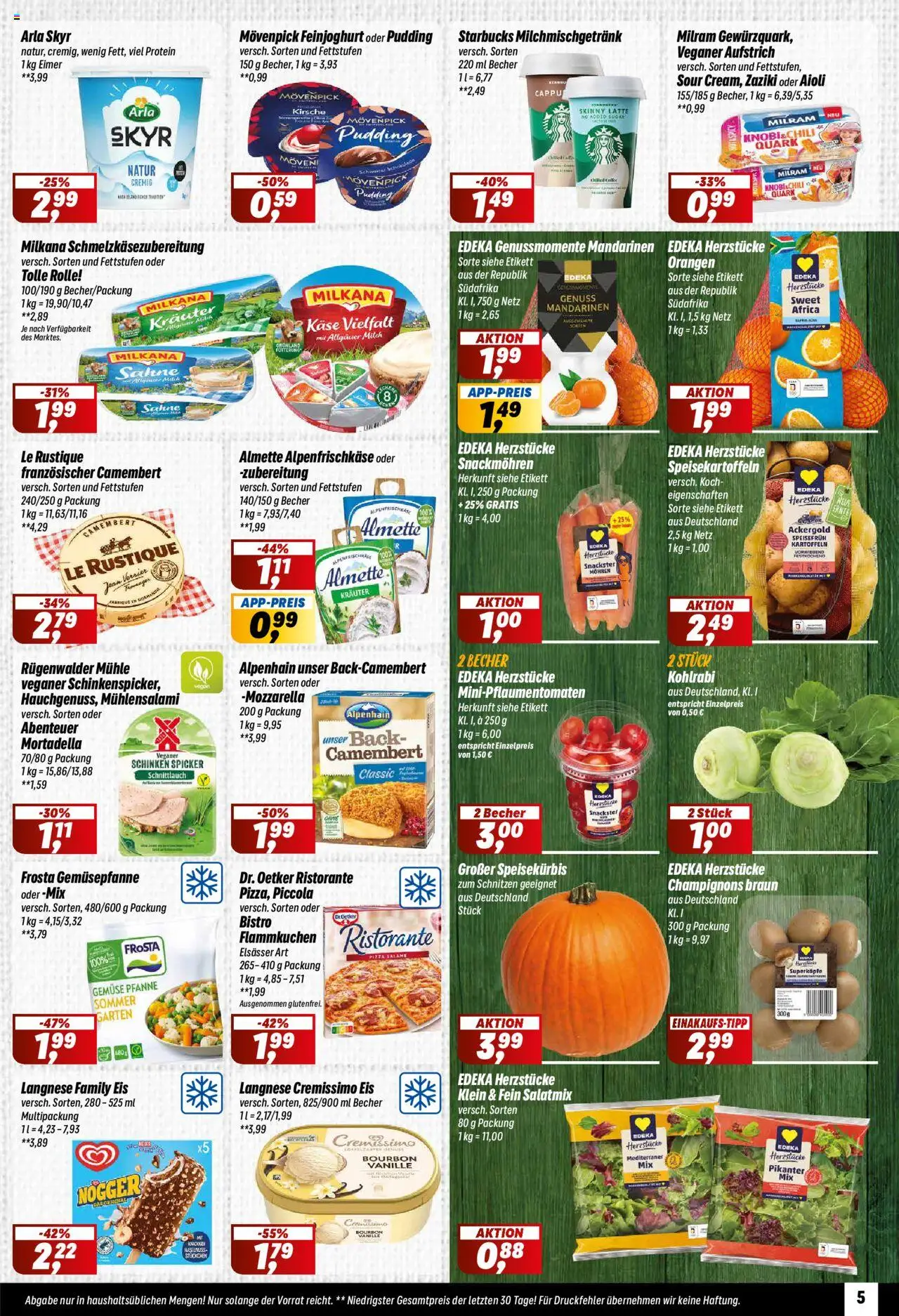 Simmel Prospekt 	 – gültig ab 13.10.2025 | Seite: 5 | Produkte: Quark, Käse, Mozzarella, Kohlrabi