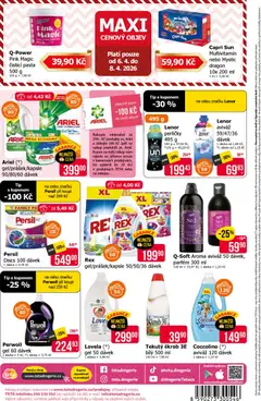 Náhled letáku Persil Discs, Discs 100 dávek od 26.03.2026 | Strana: 19 | Produkty: Lenor, Škrob, Coccolino, Ariel