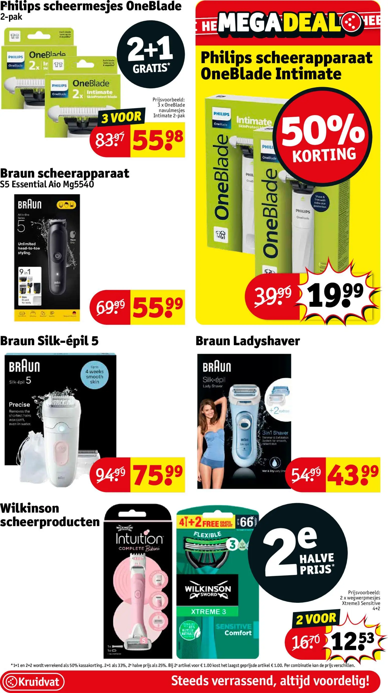 {H1} | Pagina: 45 | Producten: Scheerapparaat, Epilator, Kan