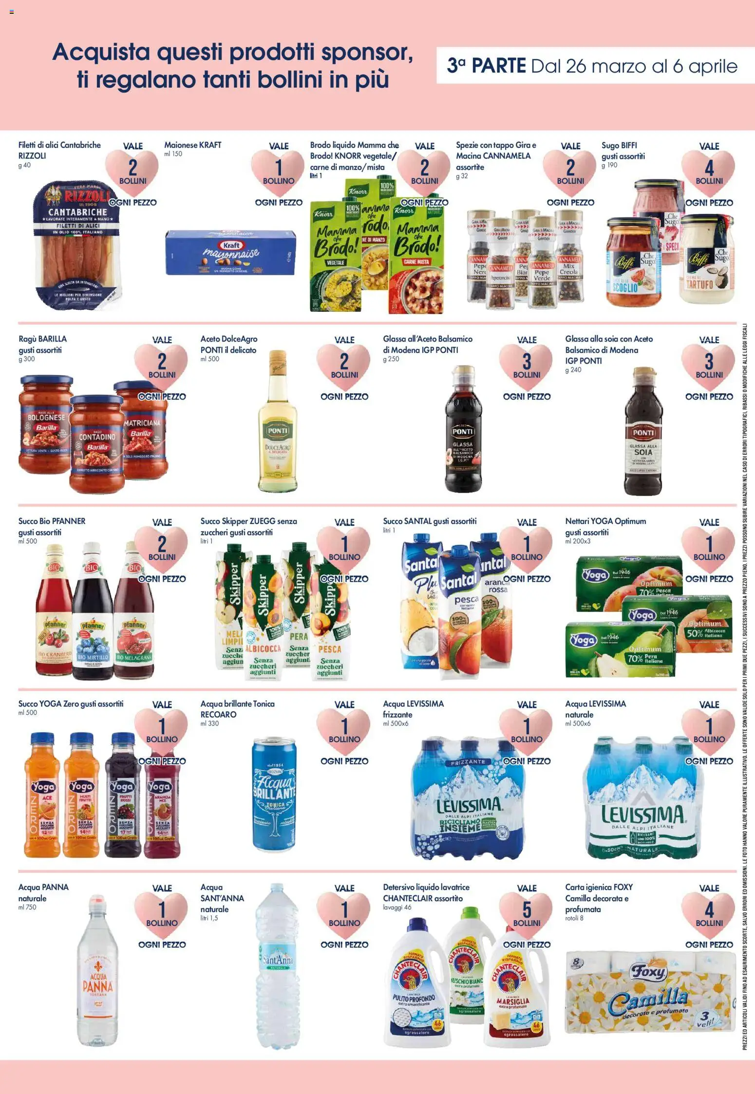 Volantino Galassia del 26.03.2026 | Pagina: 6 | Prodotti: Olio, Pesca, Arancia, Sugo