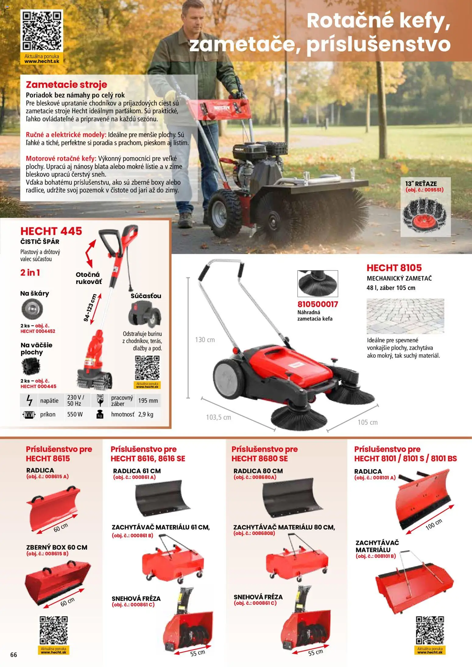 Nové Hecht akcie – leták je platný od 19.02.2026 | Strana: 66 | Produkty: Fréza, Kefa