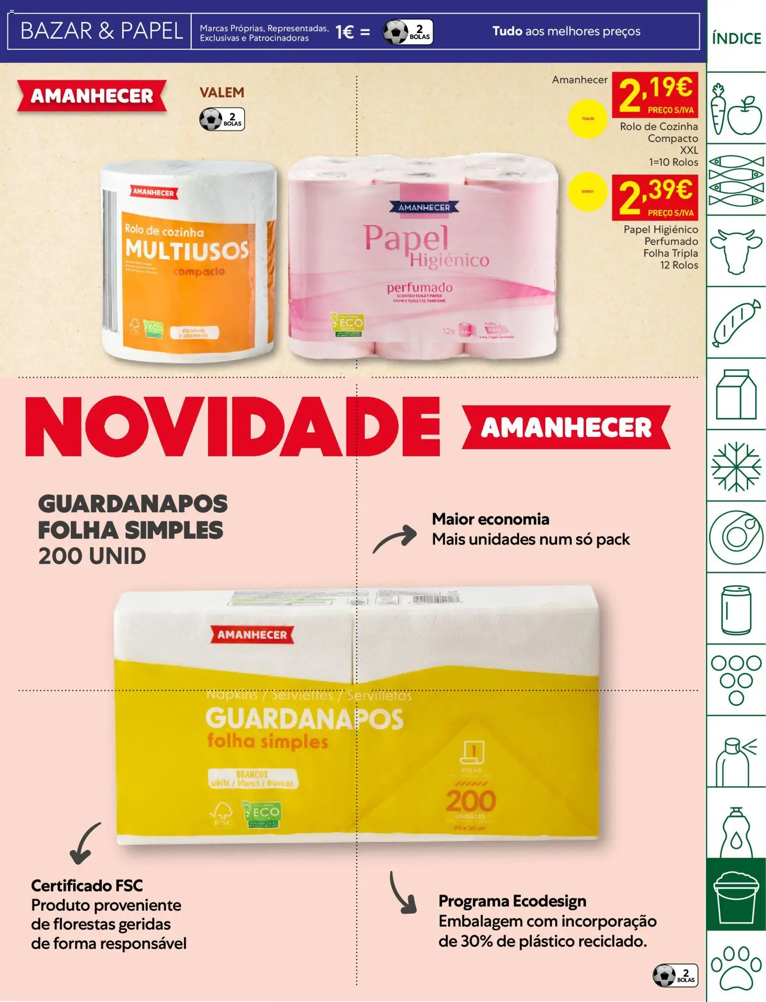 Recheio - Bons Negócios Madeira │ válido de 14.04.2026 | Página: 51 | Produtos: Papel higiénico, Guardanapos