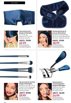 Ofertele Oriflame valabile de la 25.03.2026 | Pagină: 96 | Produse: Bentiță de păr, Pungă, Demachiant, Machiaj