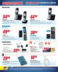 Volantino Trony del 21.08.2025 | Pagina: 44 | Prodotti: Auricolari, Samsung Galaxy, Torcia, Baby monitor