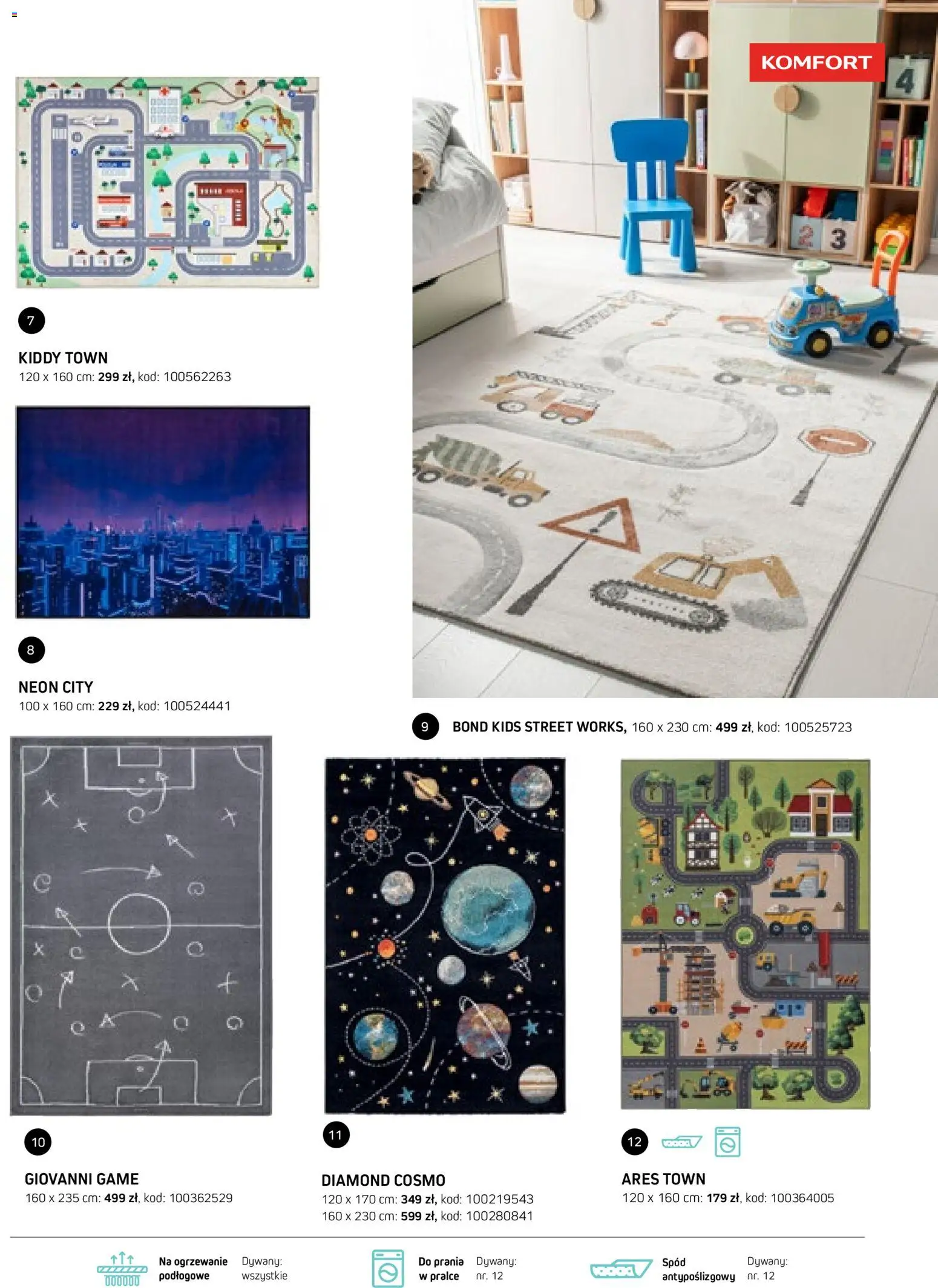 Komfort gazetka - Katalog dywanów od 17.03.2026 | Strona: 75 | Produkty: Dywany