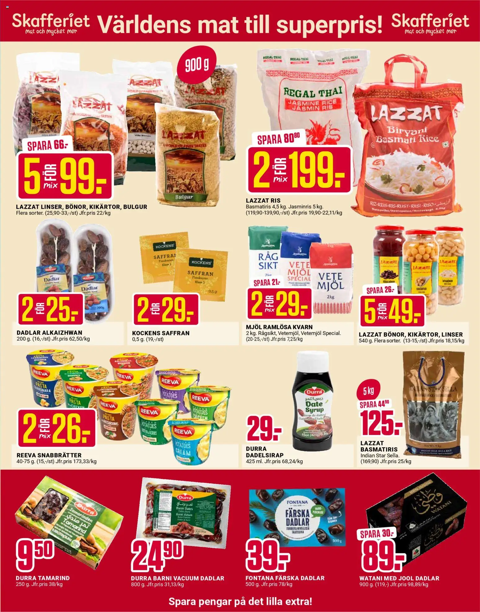 ÖoB reklamblad aktuell från 02.02.2026 | Sida: 9 | Produkter: Kvarn, Saffran, Ris, Pasta