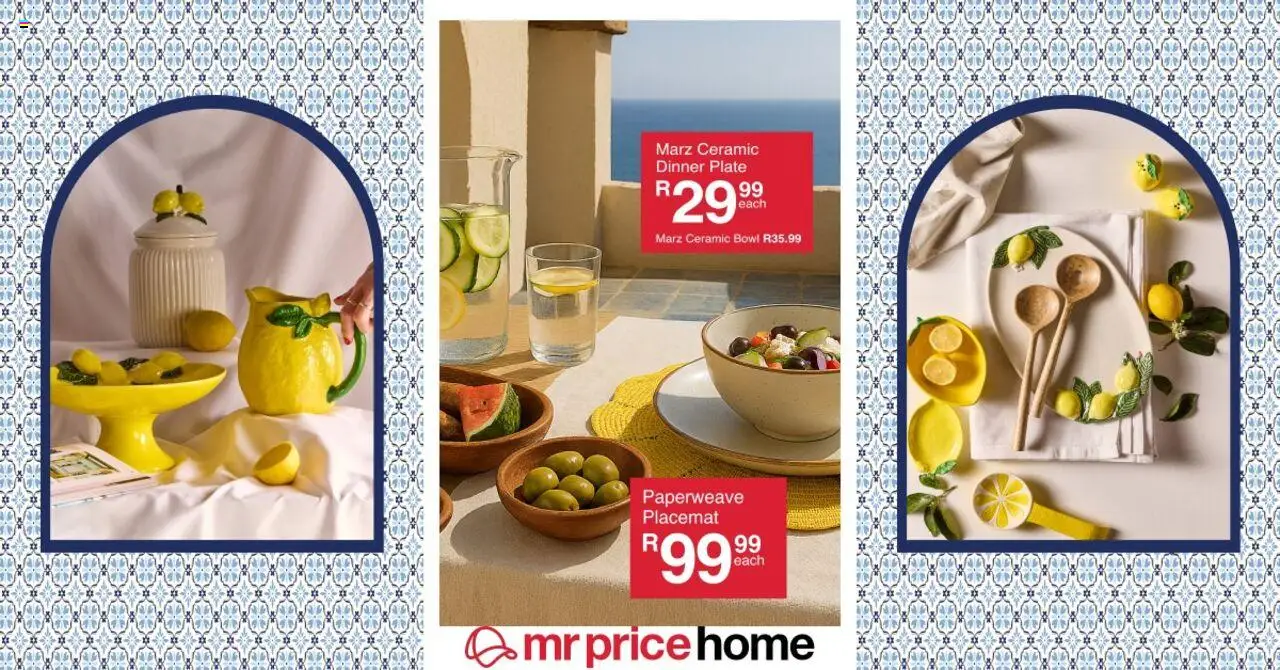 New MRP Home catalogue – valid from 17.10.2025 | Page: 1 | Products: Placemat, Plate, Bowl