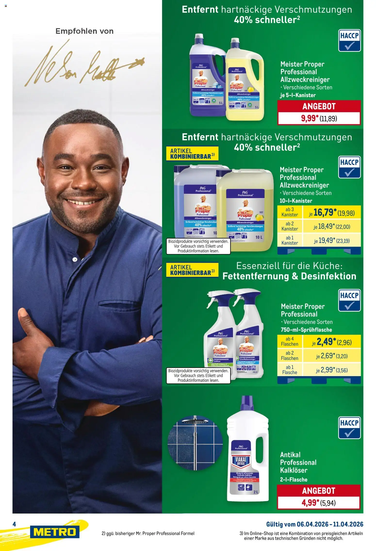 Metro Starke Marken Profis – gültig ab 06.04.2026 | Seite: 4 | Produkte: Küche