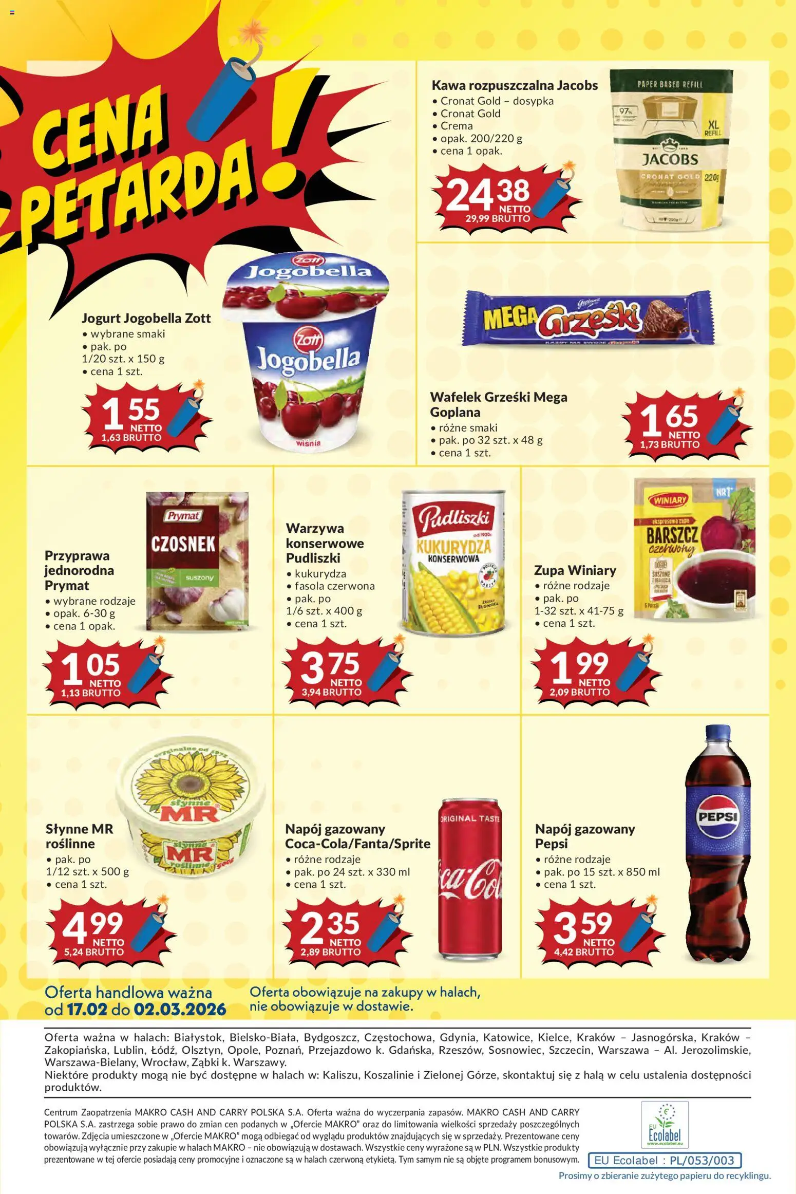 Makro Gazetka od 17.02.2026 | Strona: 24 | Produkty: Czosnek, Fasola czerwona, Zupa, Warzywa