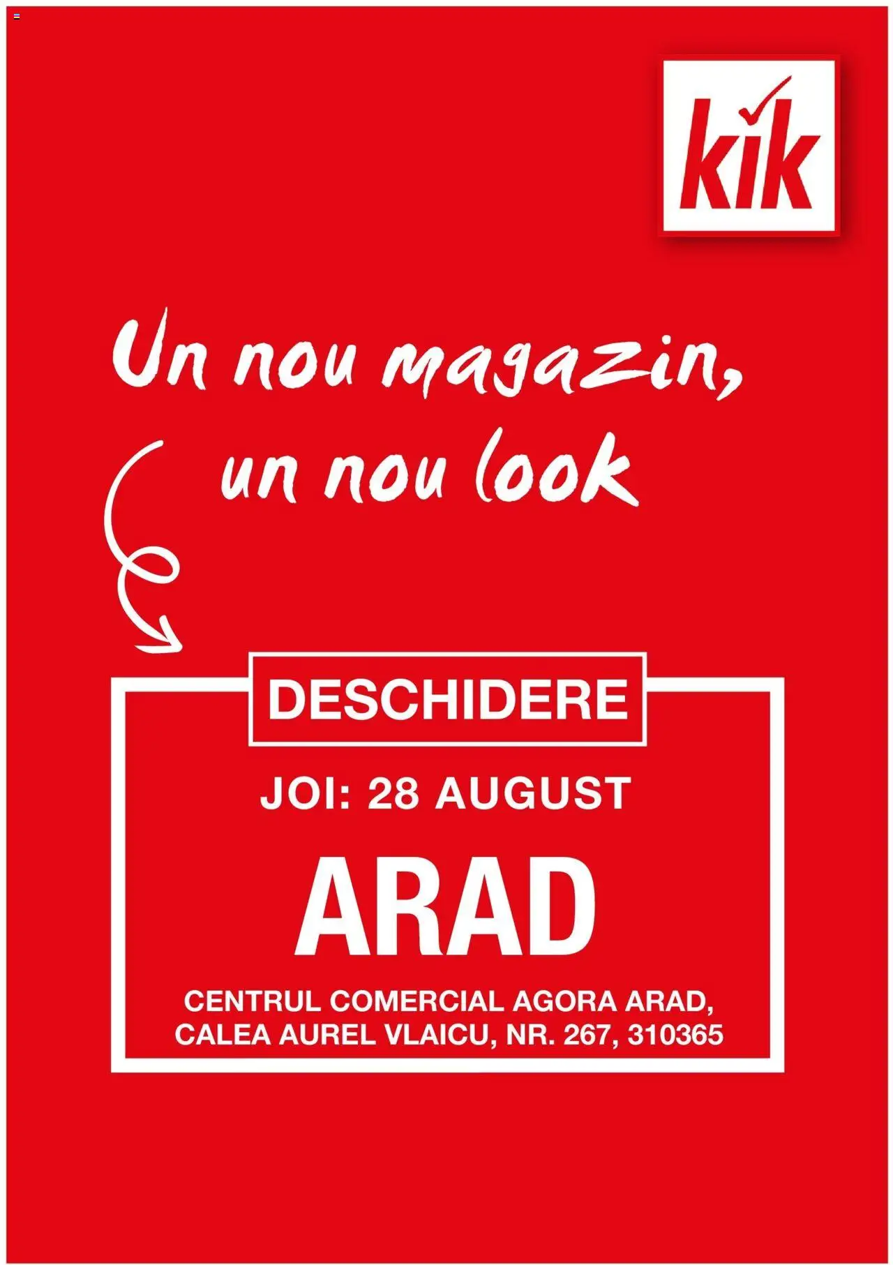 Catalog Kik - Arad – valabil de la 25.08.2025 | Pagină: 1
