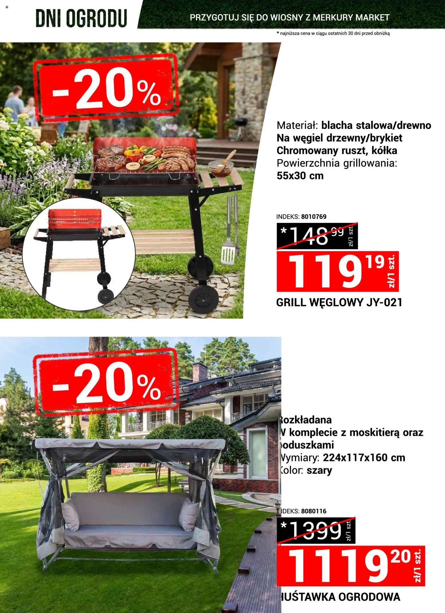 Merkury Market gazetka - Przygotuj się do wiosny od 21.03.2026 | Strona: 12 | Produkty: Grill