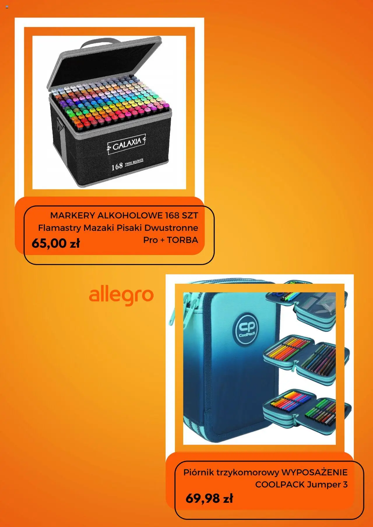 Allegro promocje od 22.08.2025 | Strona: 4 | Produkty: Torba, Markery alkoholowe