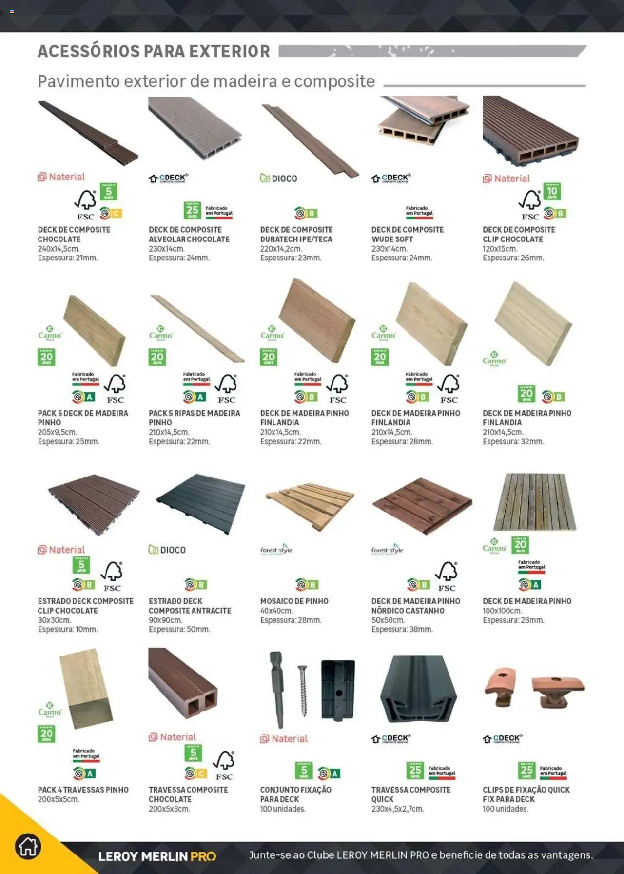 Leroy Merlin Catálogo │ válido de 18.11.2024 | Página: 50 | Produtos: Pavimento exterior, Chocolate