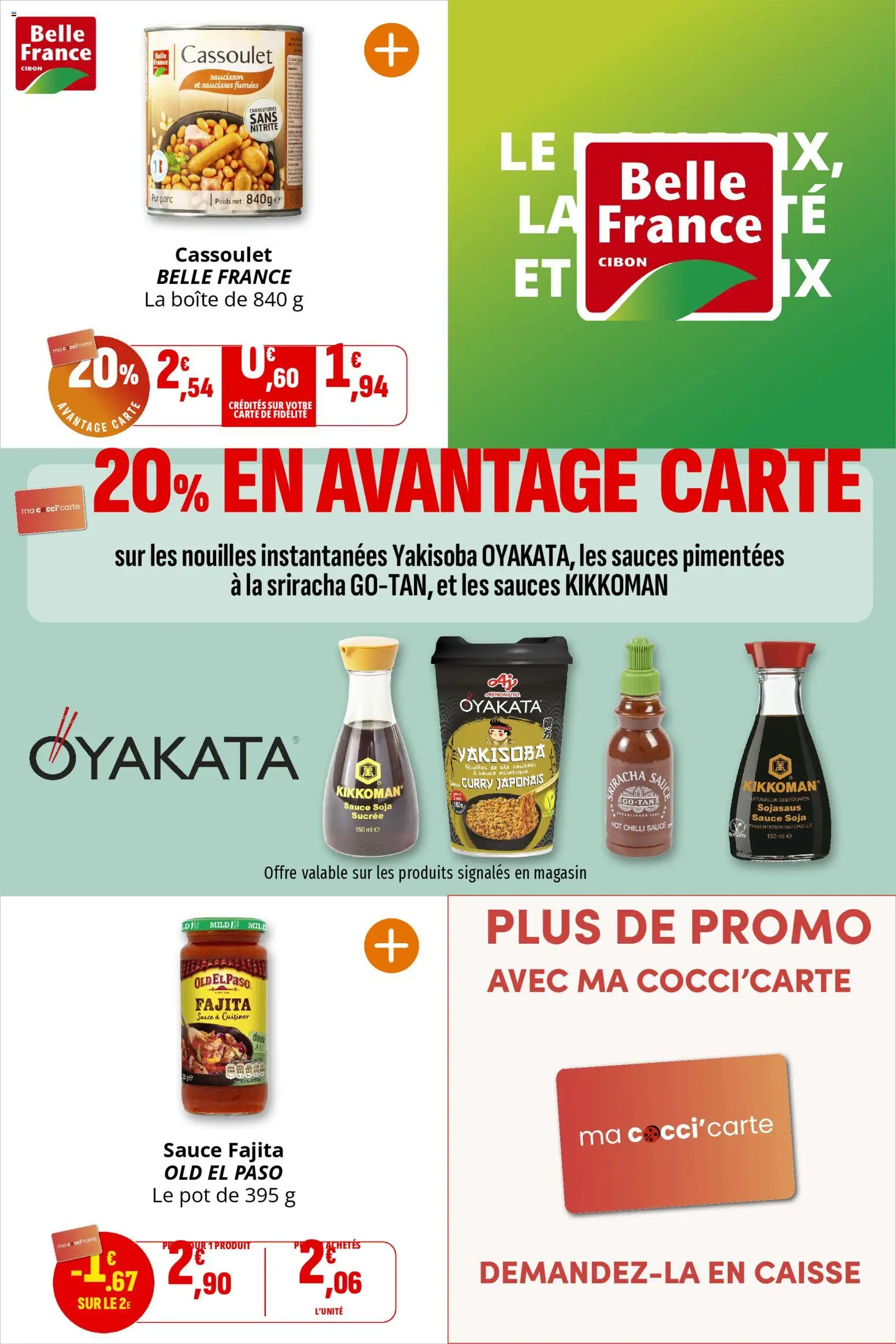 {H1} | Page: 16 | Produits: Nouilles instantanées, Saucisson, Poids, Curry