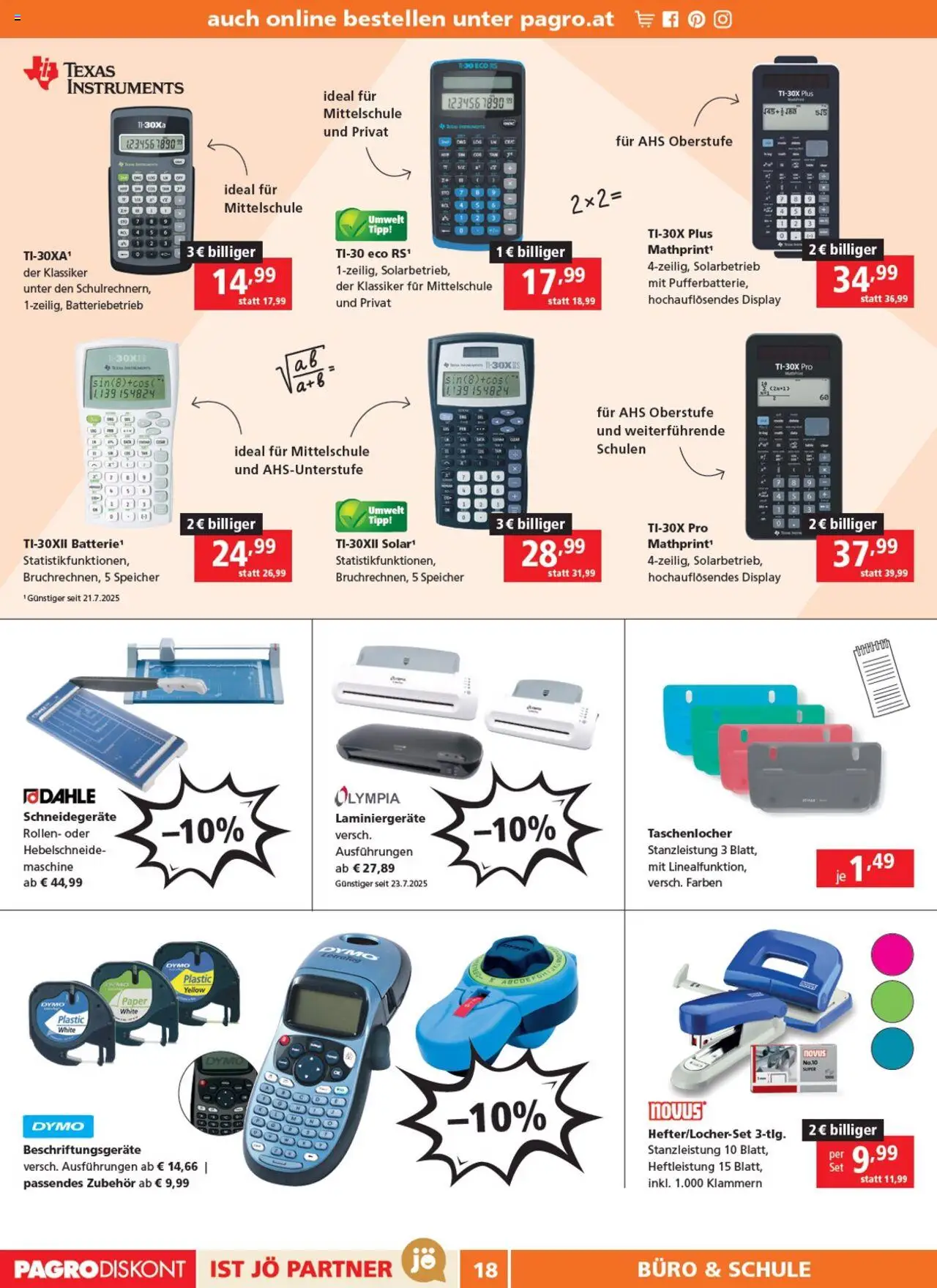 Pagro-Diskont Flugblatt gültig ab 07.08.2025 | Seite: 18