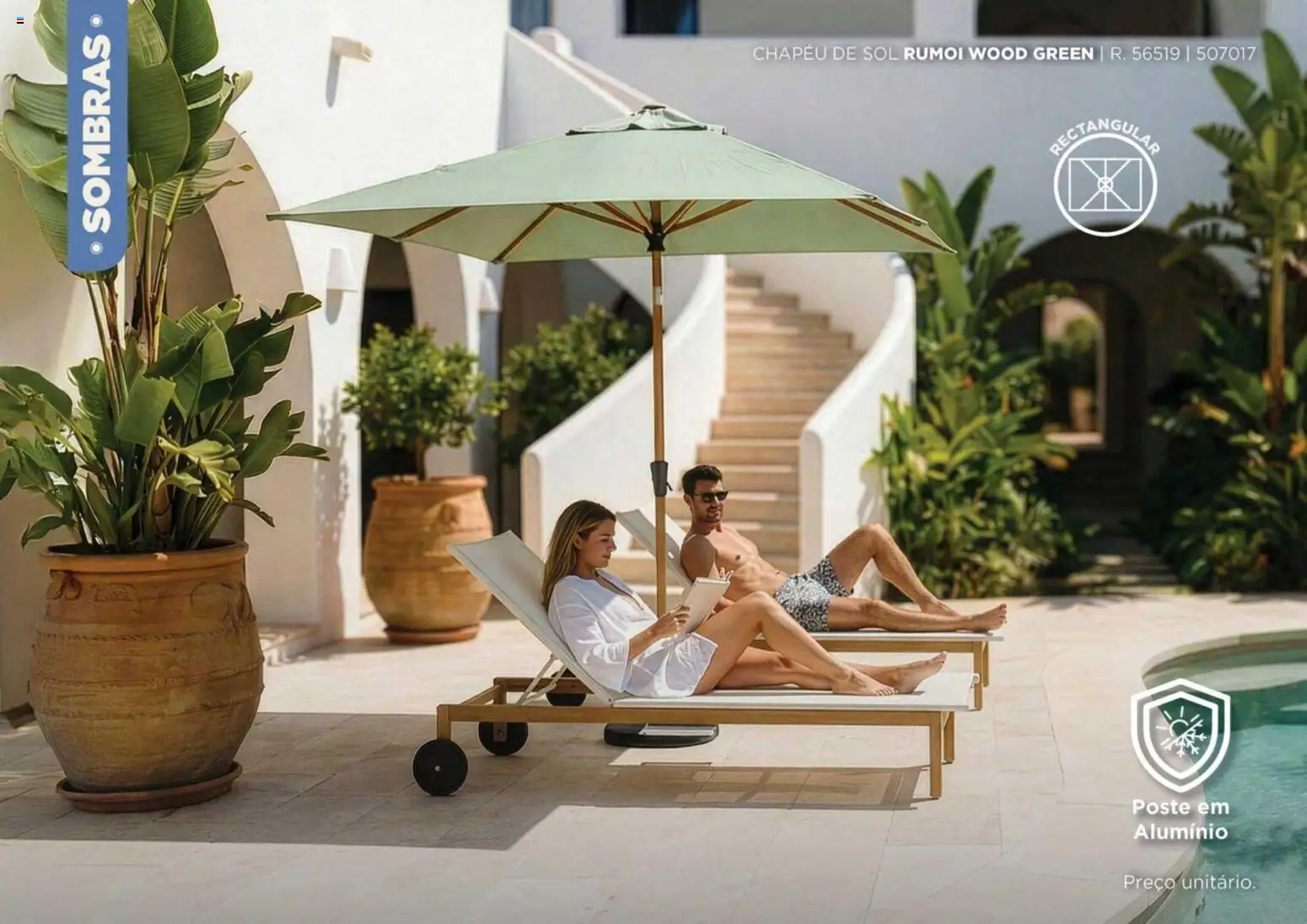 Espaço Casa folheto Ar Livre 2026 │ válido de 07.03.2026 | Página: 204 | Produtos: Chapéu, Sombras