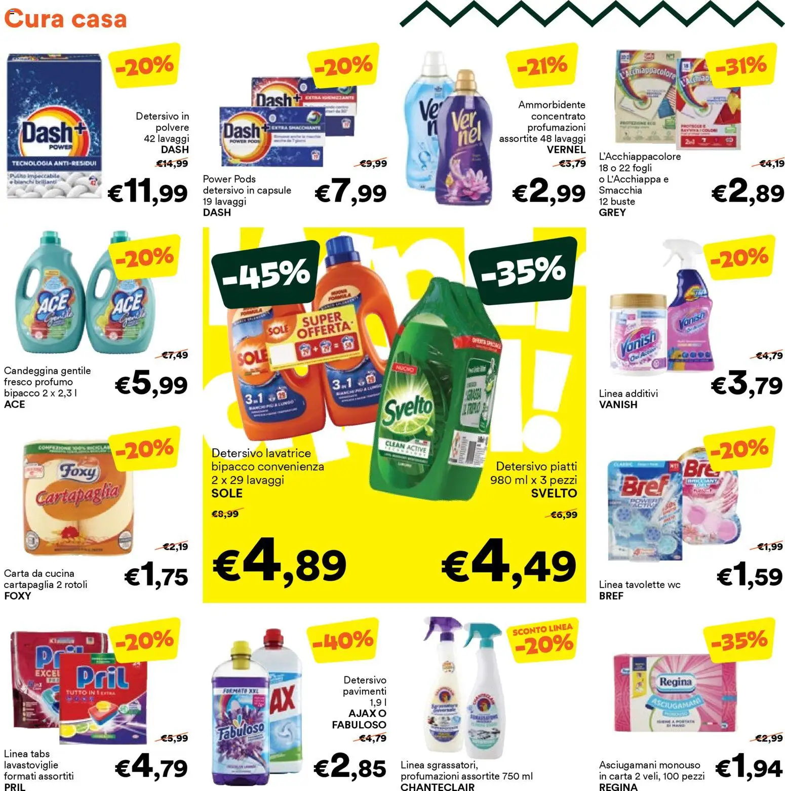 Volantino Unes del 14.12.2025 | Pagina: 22 | Prodotti: Ammorbidente, Candeggina, Lavatrice, Asciugamano