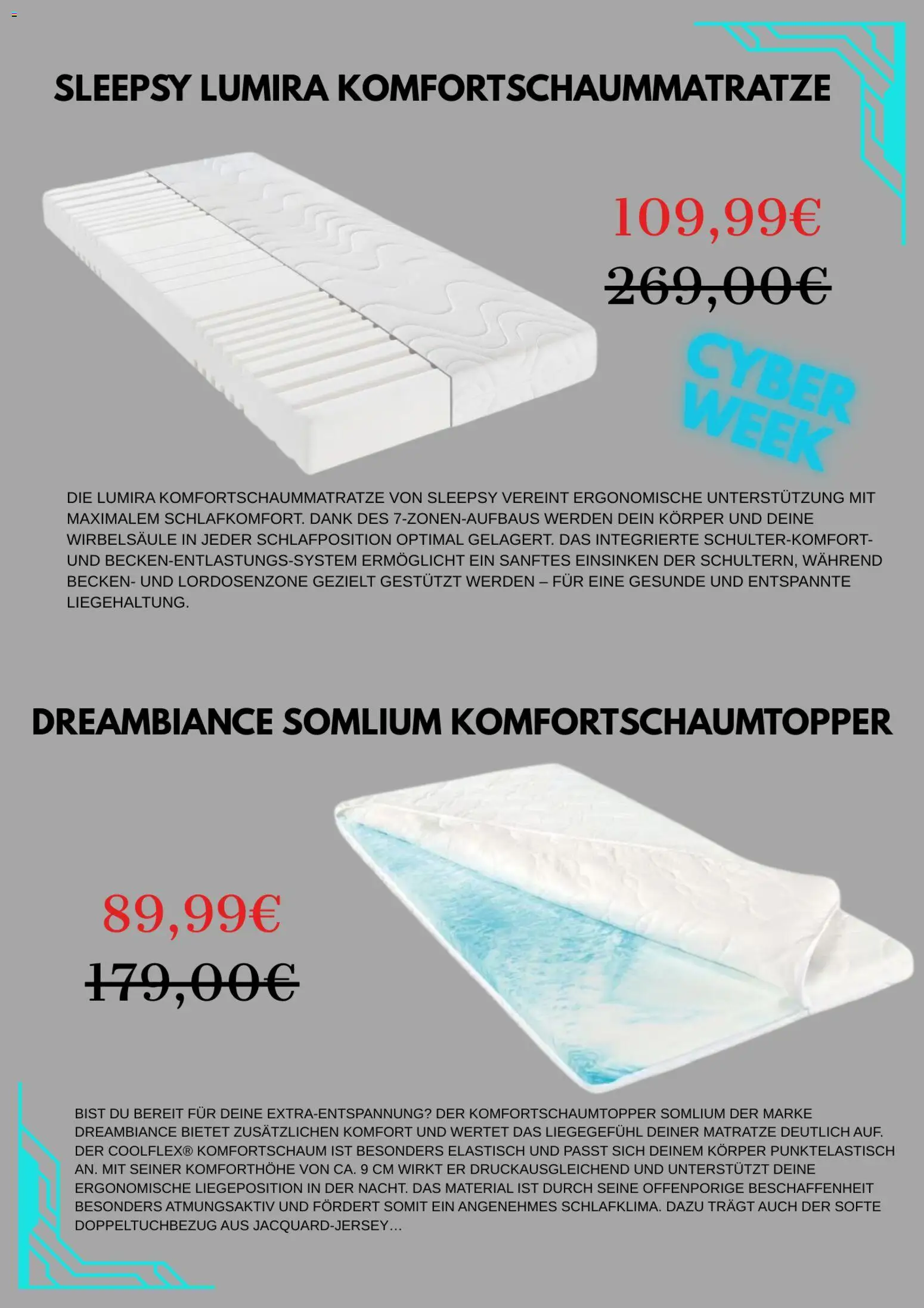 Matratzen Concord Cyber Monday gültig ab 03.12.2025 | Seite: 3 | Produkte: Matratze