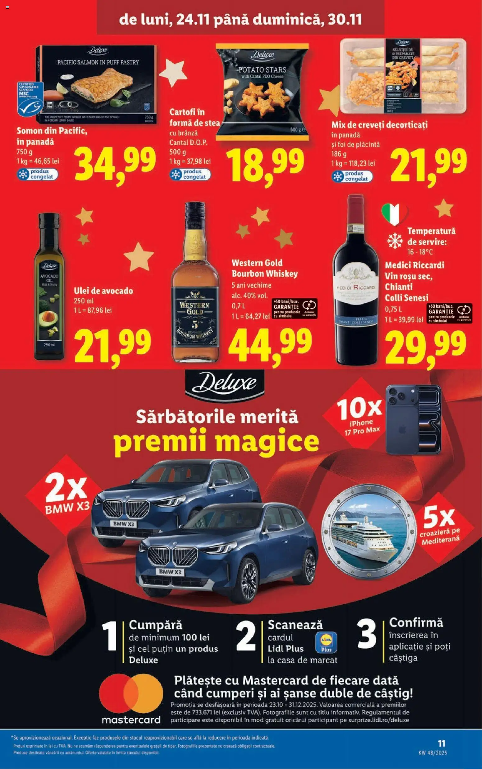 Noul catalog Lidl – valabil de la 24.11.2025 | Pagină: 11 | Produse: Plăcintă, Vin, Whiskey, Cartofi
