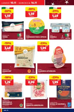 Anteprima del volantino Aldi - Black Friday valido a partire dal 10.11.2025 | Pagina: 10 | Prodotti: Salmone, Tè, Formaggio, Mortadella
