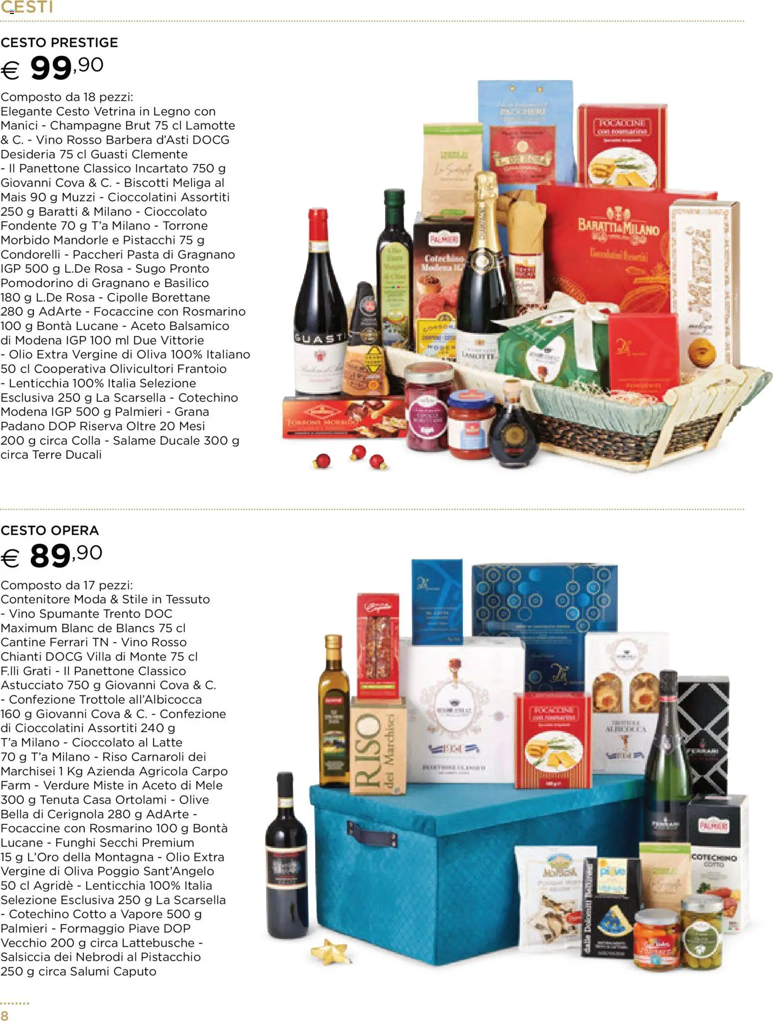 Volantino Esselunga S del 13.11.2025 | Pagina: 8 | Prodotti: Salame, Panettone, Paccheri, Cotechino