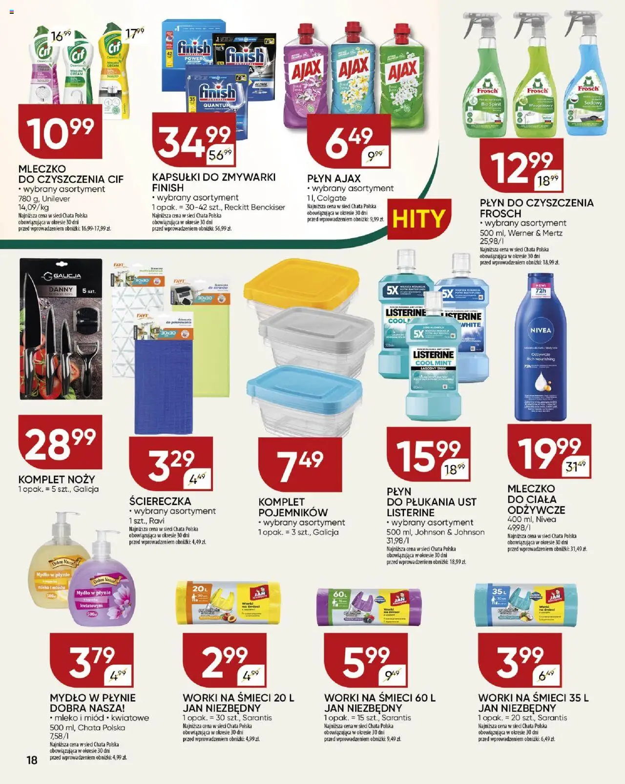 Chata Polska Gazetka od 11.09.2025 | Strona: 18 | Produkty: Miód, Mleka, Mleko, Mydło