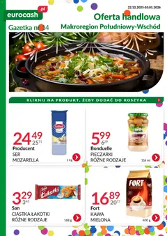 Pogląd oferty "Eurocash Gazetka - Handlowa MR Południowy-Wschód" - ważna od 22.12.2025