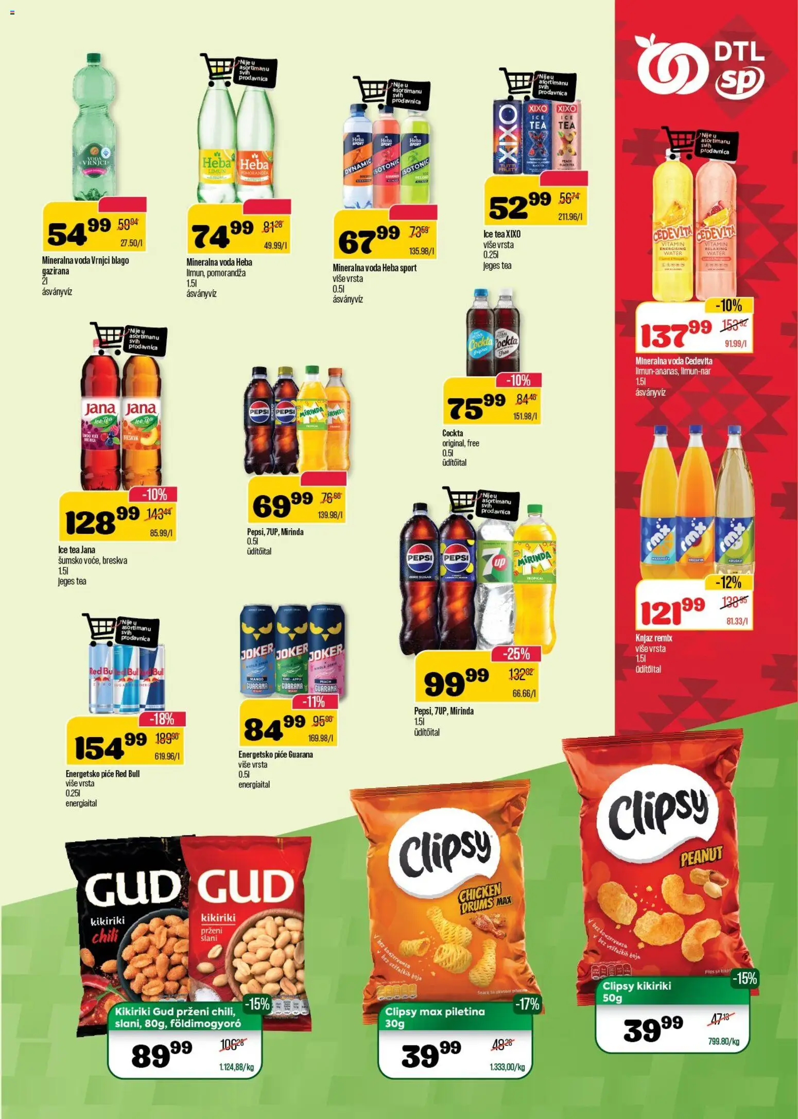 Senta Promet katalog - važi od 03.12.2025 | Strana: 13 | Proizvode: Mango, Voda, Red Bull, Limun