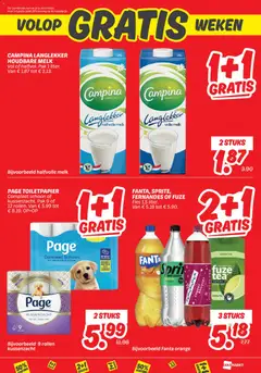Dekamarkt folder - Voorbeeld van een folder van Dekamarkt, geldig van 24.03.2026 | Pagina: 5 | Producten: Melk, Fles, Halfvolle Melk, Toiletpapier