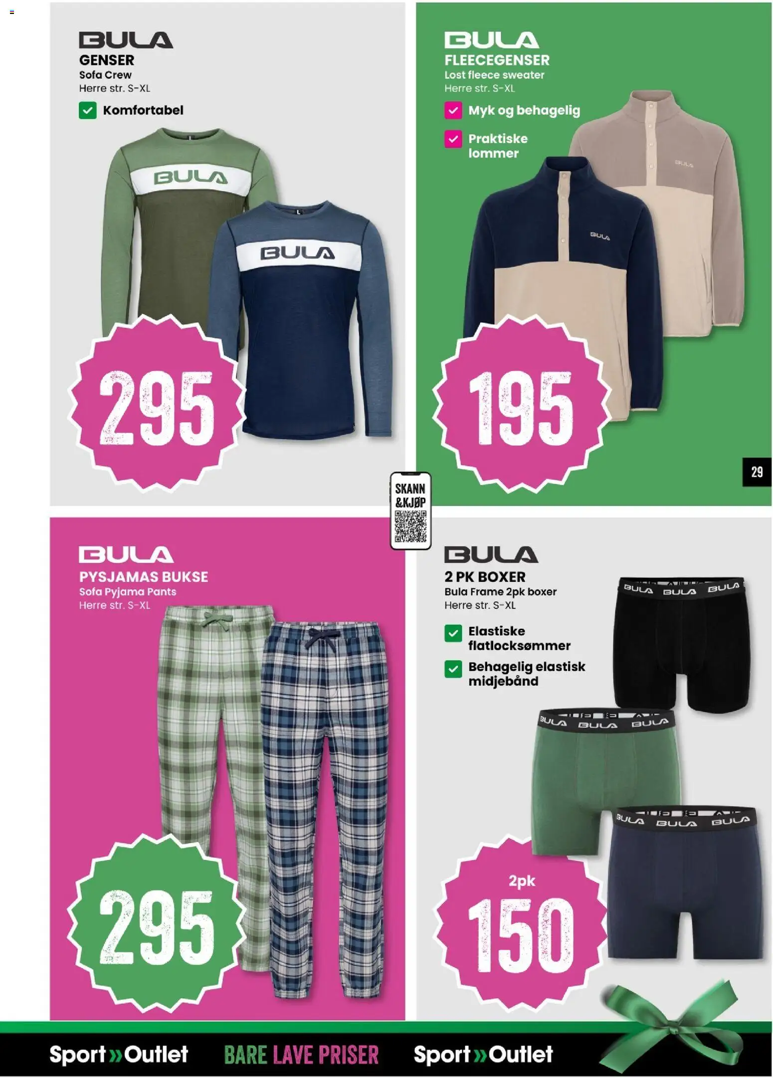 {H1} | Side: 29 | Produkter: Genser, Pysjamas, Boxer, Sofa