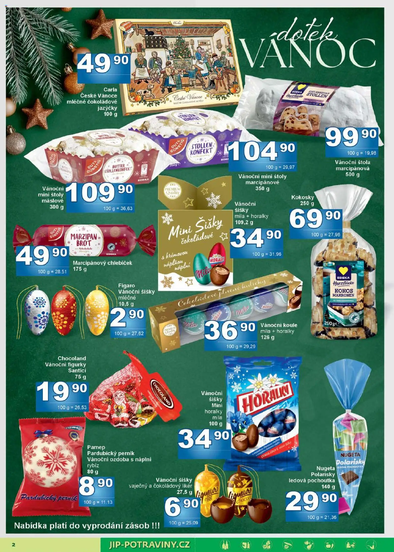 Jip leták od 17.12.2025 | Strana: 2 | Produkty: Kokosky, Figurky, Mila, Kuličky