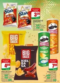 Pogląd oferty "Chipsy Pringles, 2 rodzaje, 165 g" - ważna od 10.12.2025 | Strona: 59 | Produkty: Ketchup, Chrupki, Pringles, Big snack chipsy