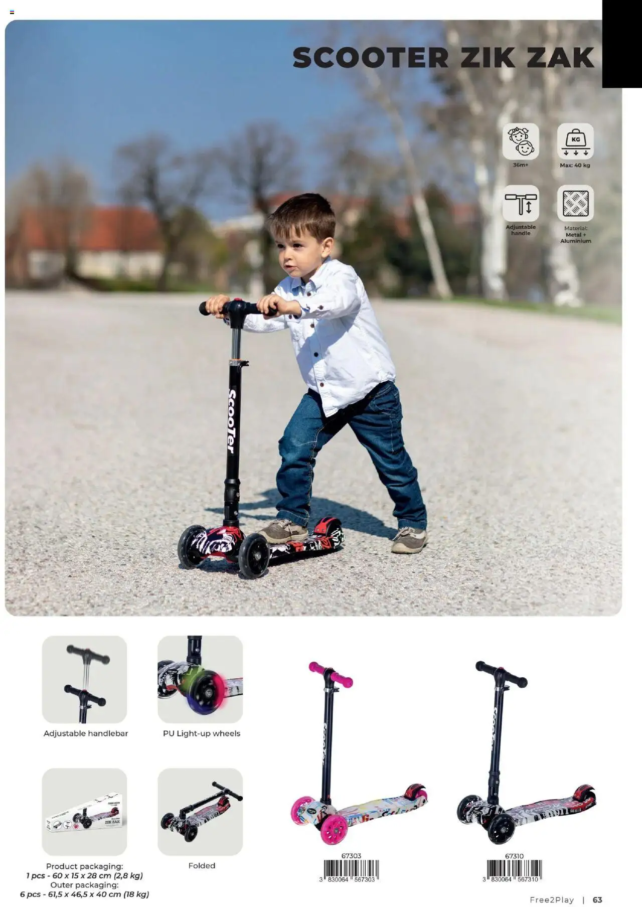 Baby center katalog free 2 play │ velja od 01.11.2024 | Stran: 63