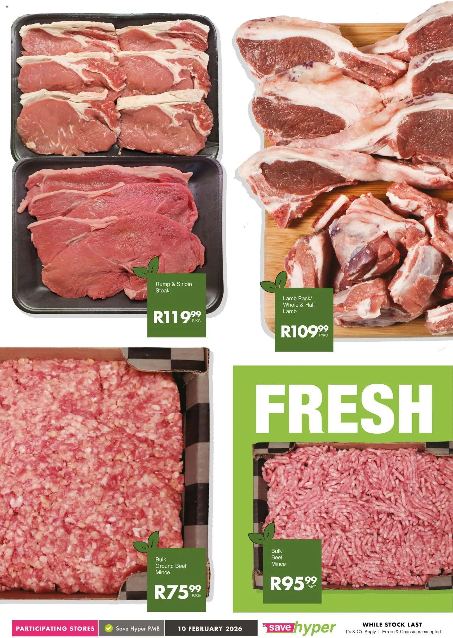 New Save catalogue – valid from 10.02.2026 | Page: 8 | Products: Steak, Beef, Stock