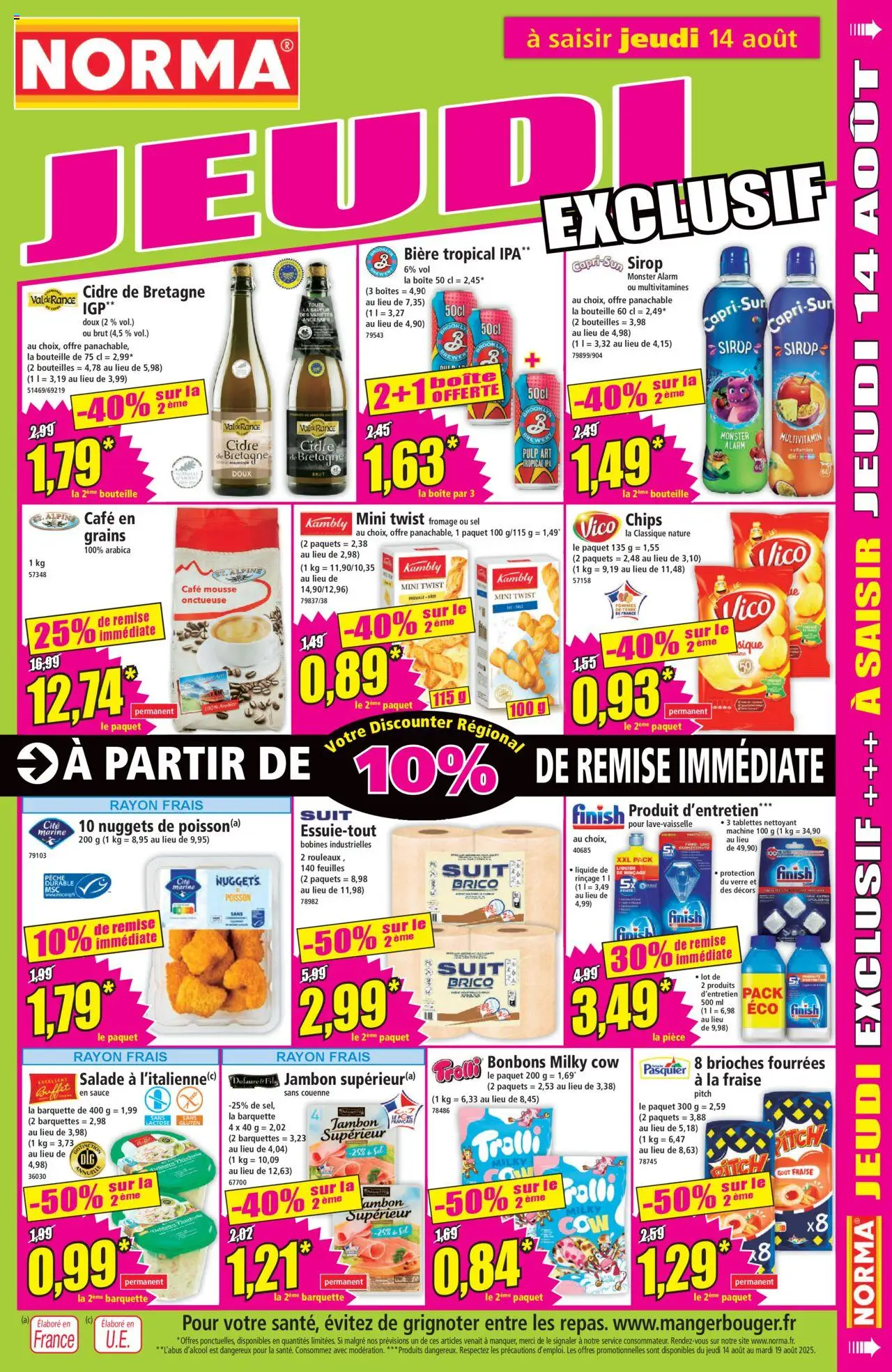  | Page: 11 | Produits: Fromage, Café, Pommes, Pommes de terre