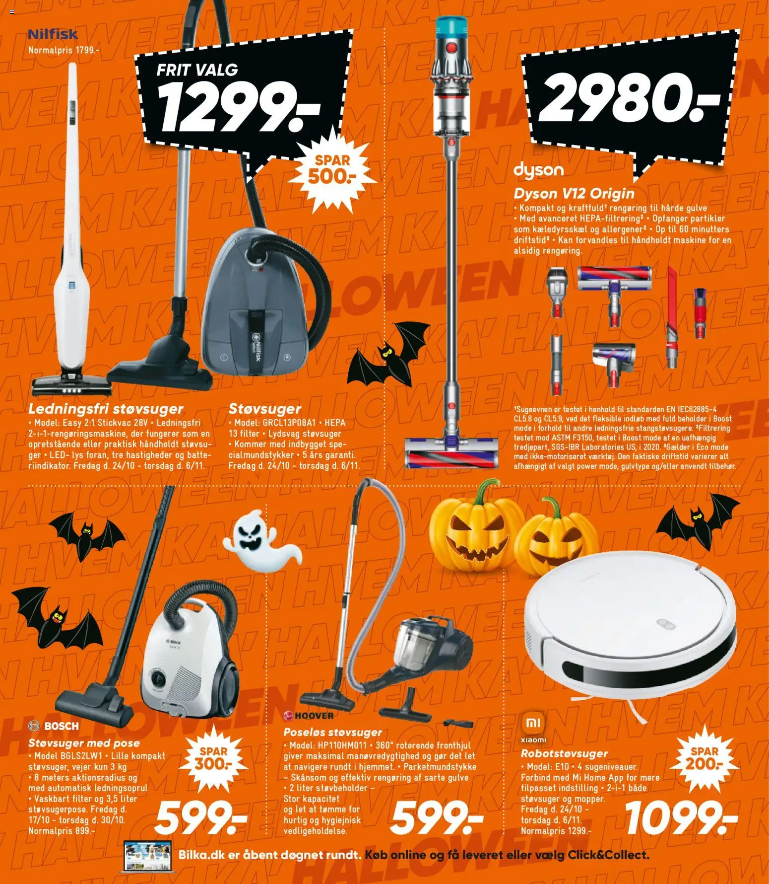 Bilka tilbudsavis – gyldig fra 24.10.2025 | Side: 36 | Produkter: Robotstøvsuger, Søm, Støvsuger