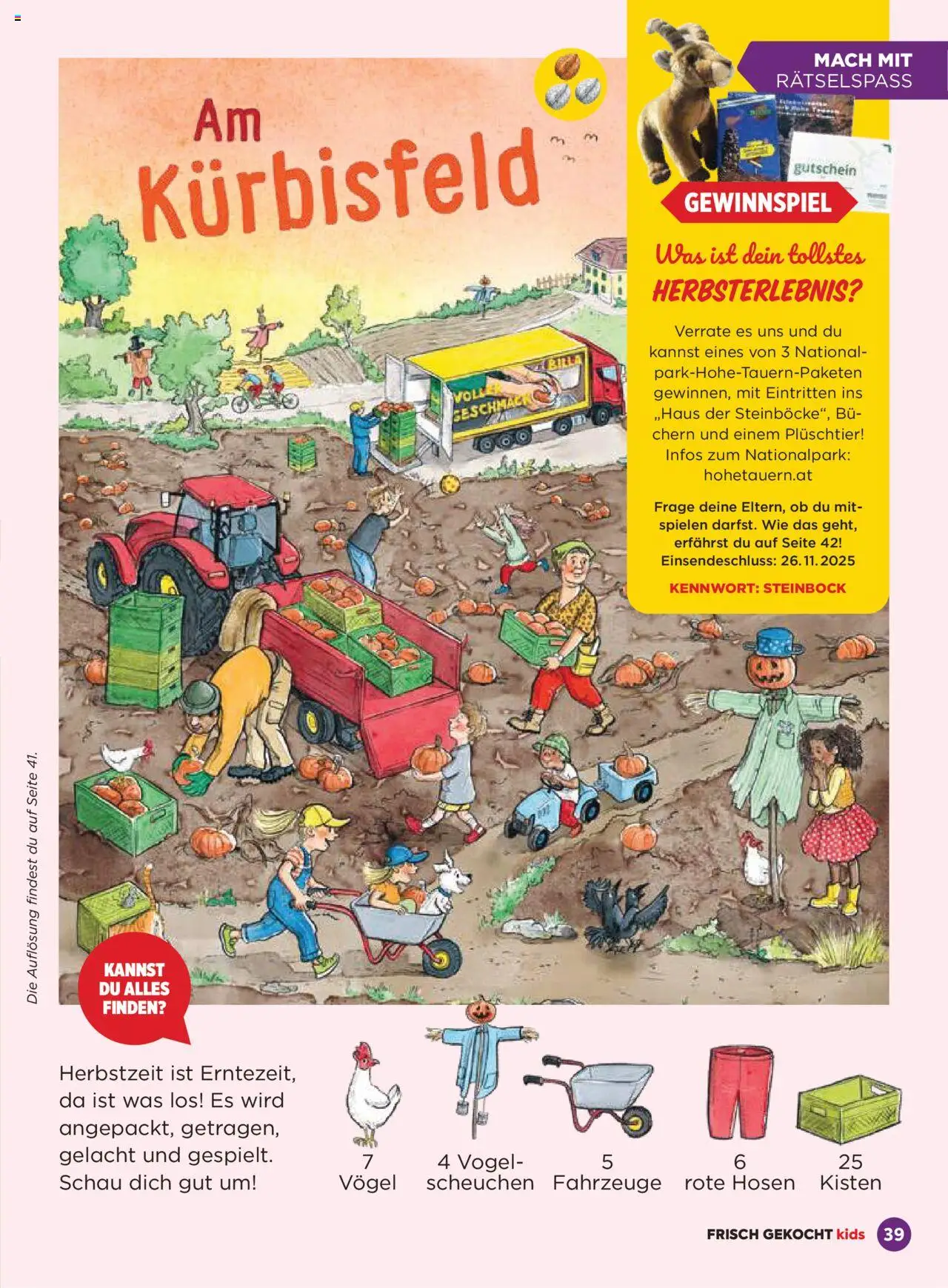 Billa Frisch Gekocht Kids 2025 gültig ab 01.09.2025 | Seite: 39