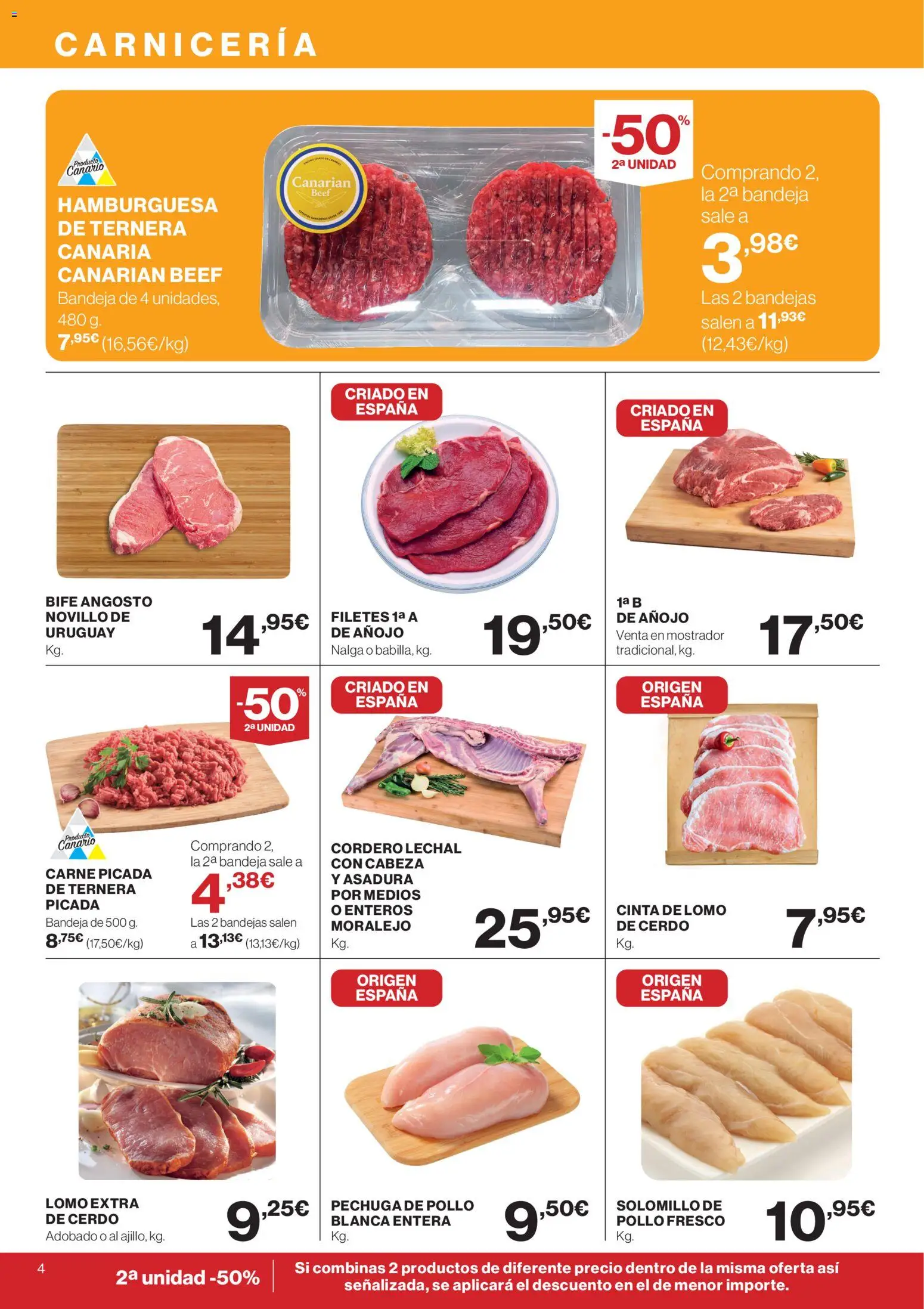 Supercor Canarias │ válido desde el 12.02.2026 | Página: 4 | Productos: Cerdo, Φίλτρο καφέ, Σοκολατούχο γάλα, Bandeja