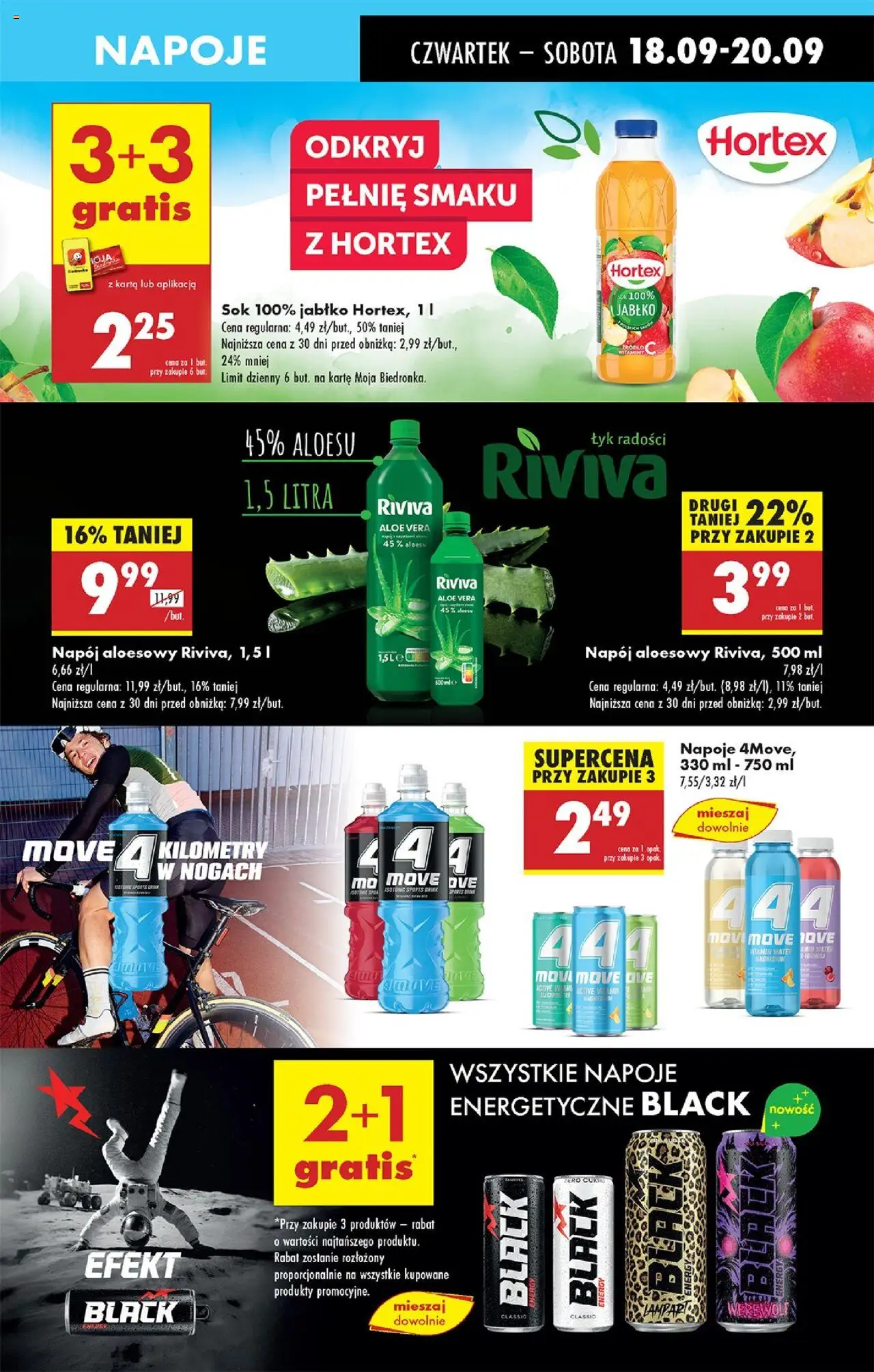 Biedronka gazetka - Oferta w tym tygodniu od 18.09.2025 | Strona: 59 | Produkty: Karta, Napój aloesowy, Napoje, Sok
