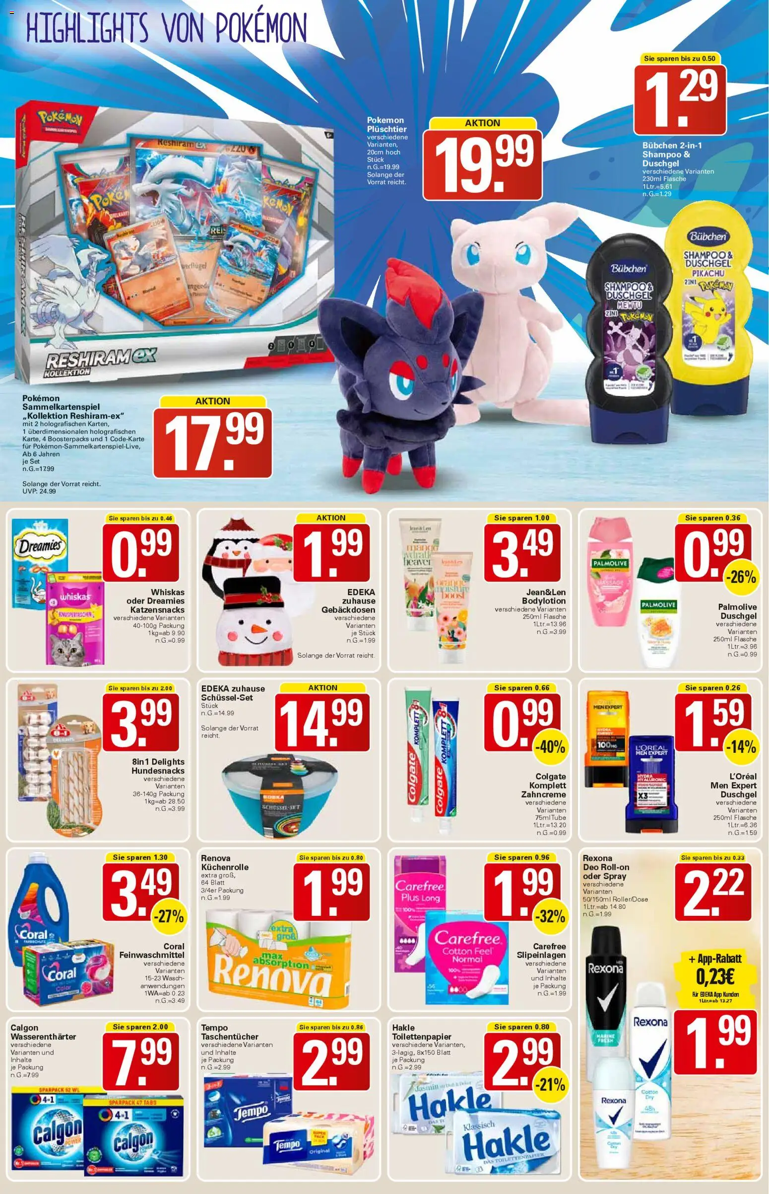 WEZ Prospekt – gültig ab 17.11.2025 | Seite: 15 | Produkte: Duschgel, Tempo, Mango, Toilettenpapier