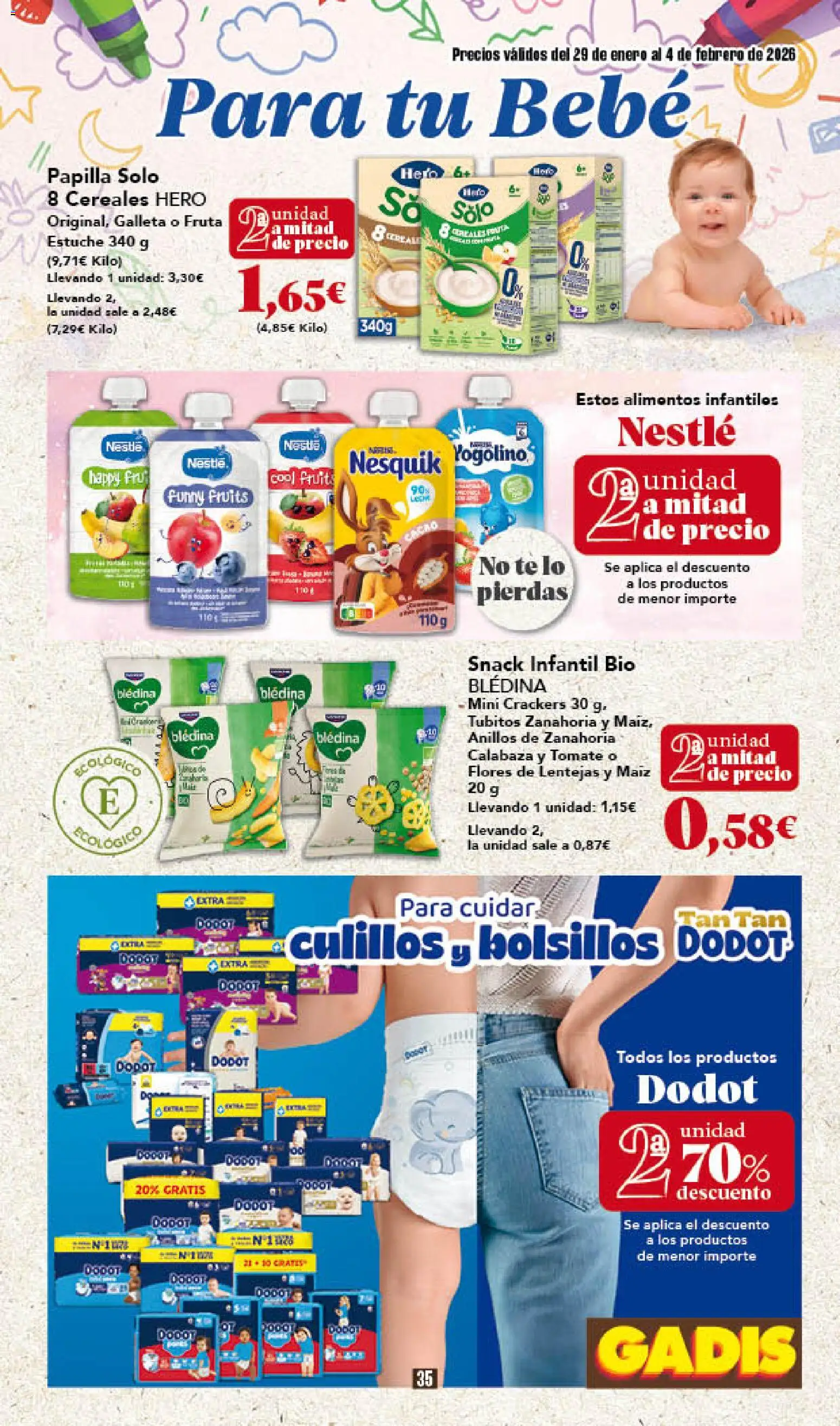 Gadis - folleto │ válido desde el 29.01.2026 | Página: 35 | Productos: Cereales, Zanahoria, Té, Κούβα