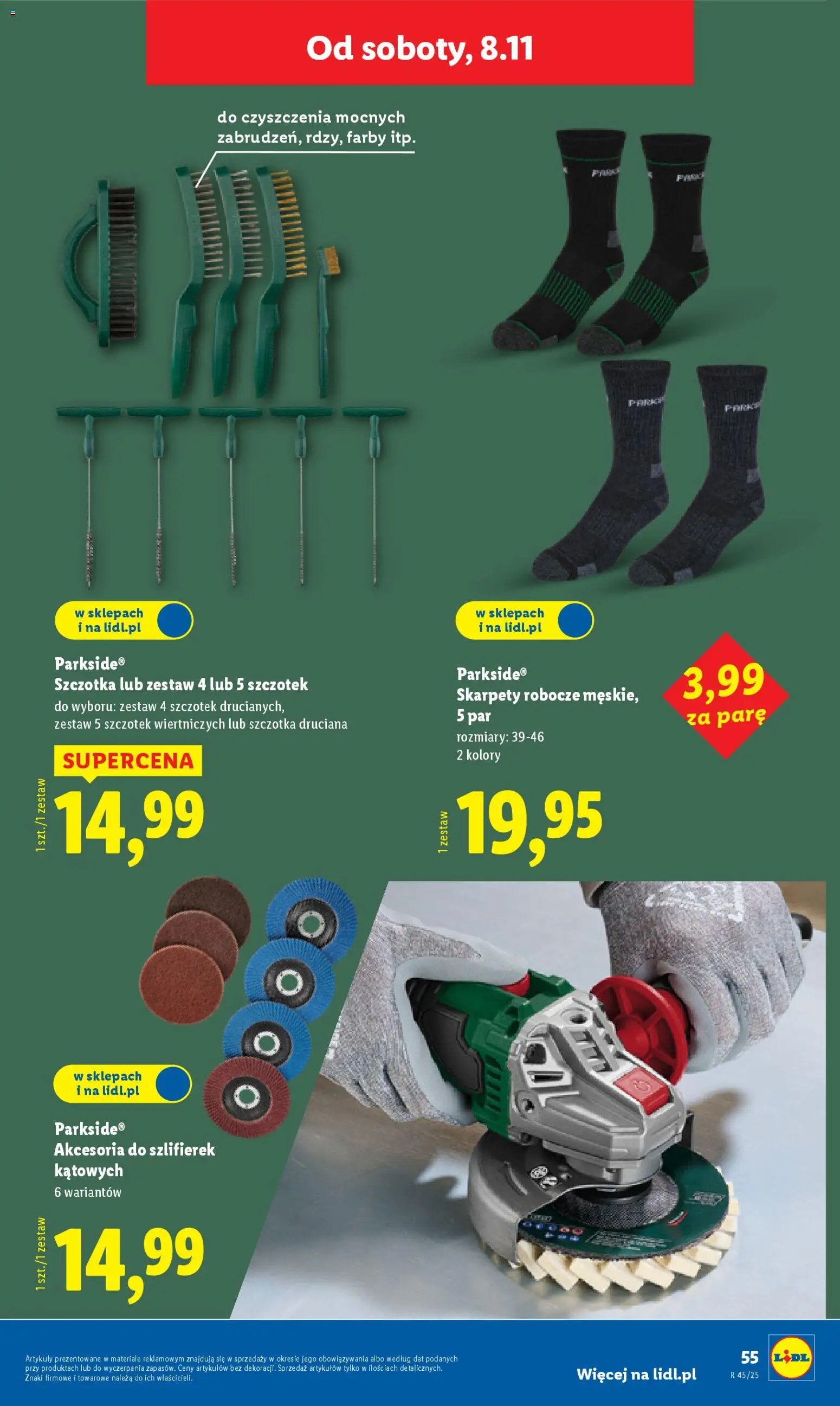 Lidl Katalog od 03.11.2025 | Strona: 59 | Produkty: Skarpety, Szczotka