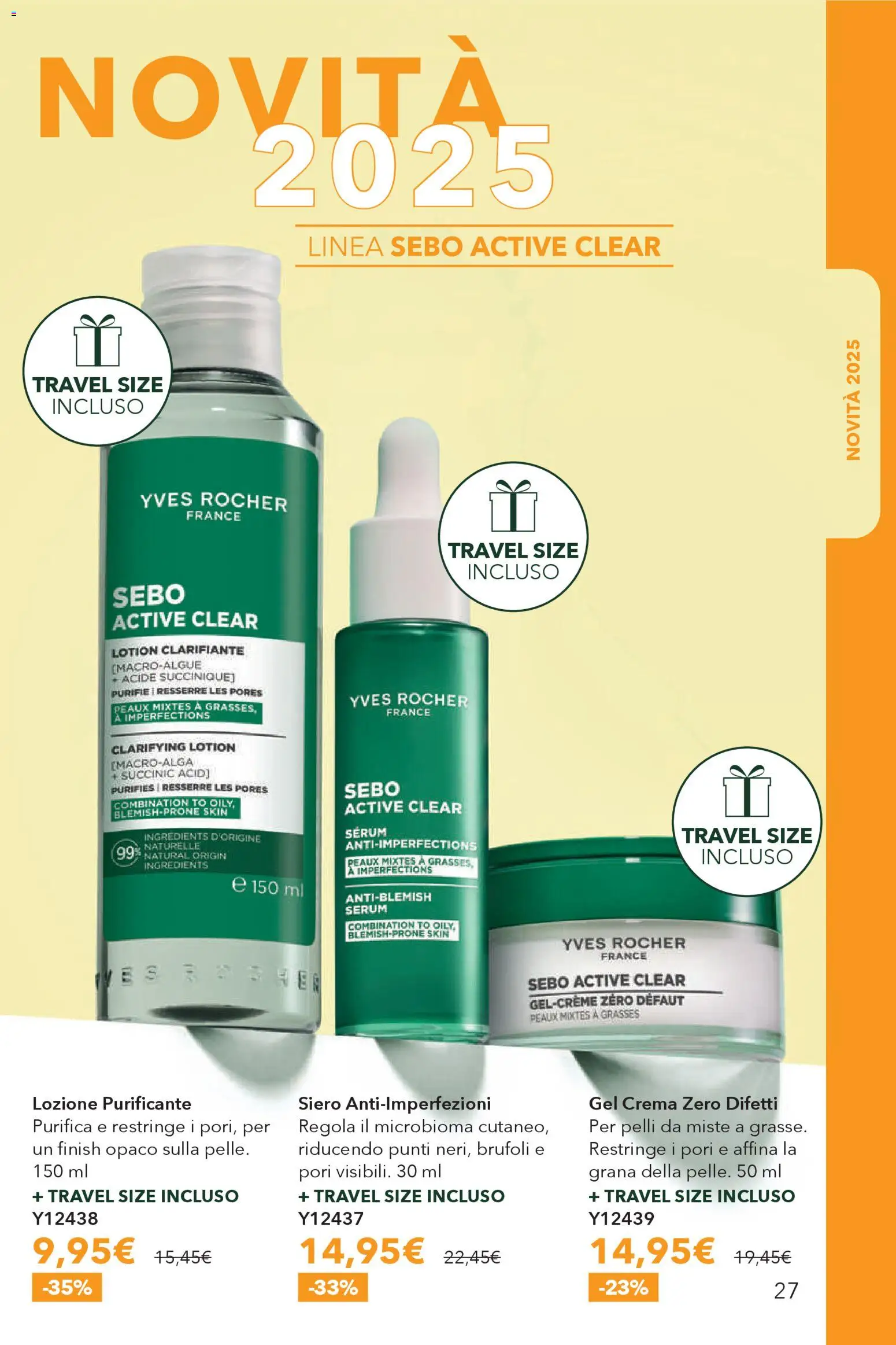 Volantino Yves Rocher del 16.12.2025 | Pagina: 27 | Prodotti: Crema